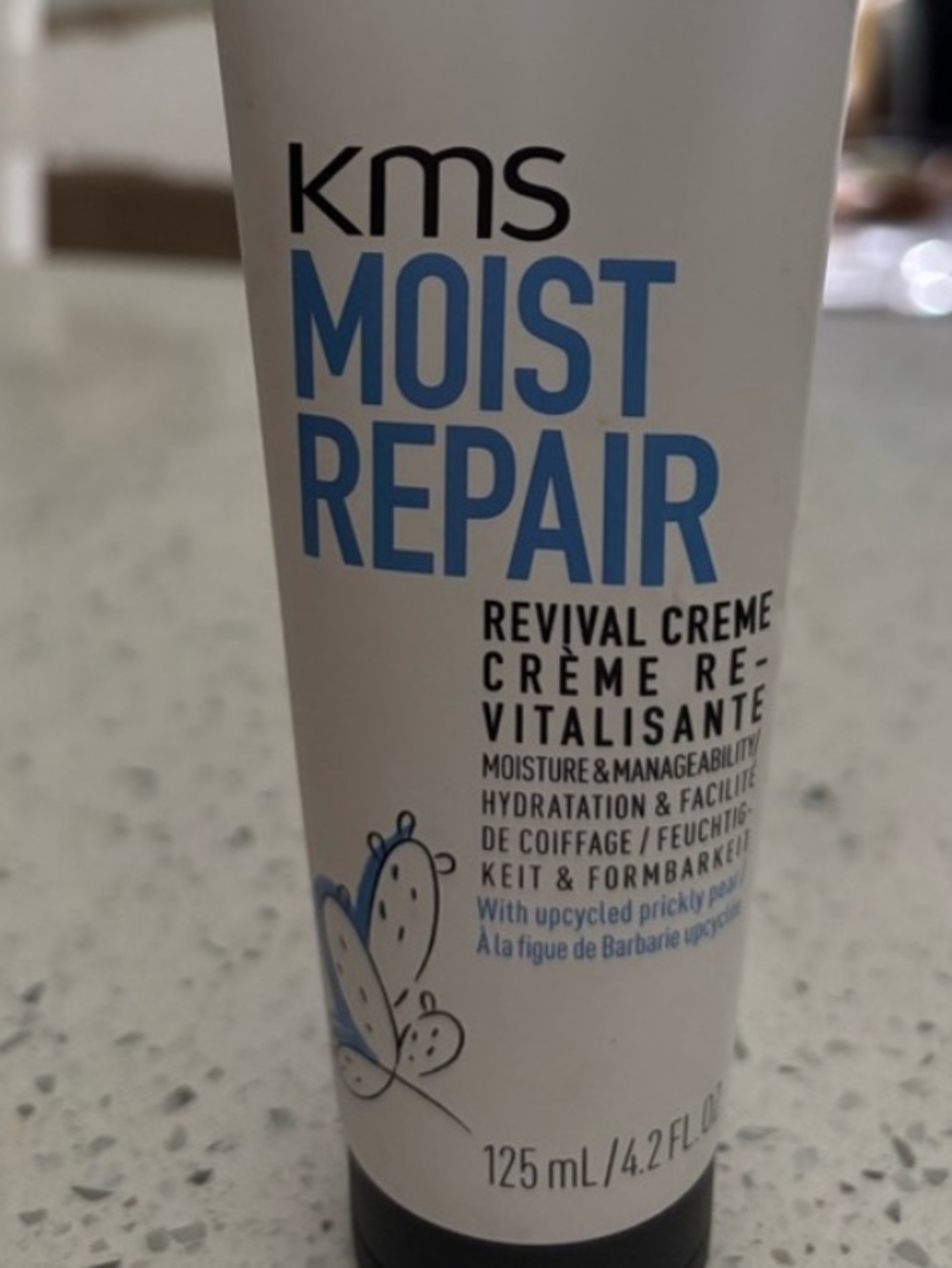 KMS Professional Moist Repair Revival Hair Creme upcycled Prickly Pear